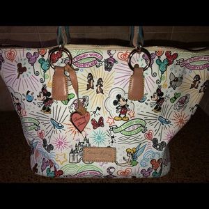 Disney Dooney and Bourke large sketch tote.